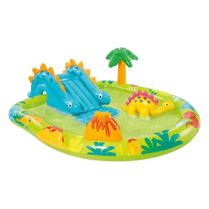 Intex Zona de Juegos Hinchable Little Dino 6941057421810 143 Litros 2 Años+ 191 x 152 x 58 cm Tobogán Fuente Dinosaurio Hinchable Intex Zona de Juegos Hinchable Little Dino 6941057421810 143 Litros 2 Años+ 191 x 152 x 58 cm Tobogán Fuente Dinosaurio Hinchable