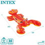 Intex Figura Hinchable Langosta 213x137 cm (+ 3 años)