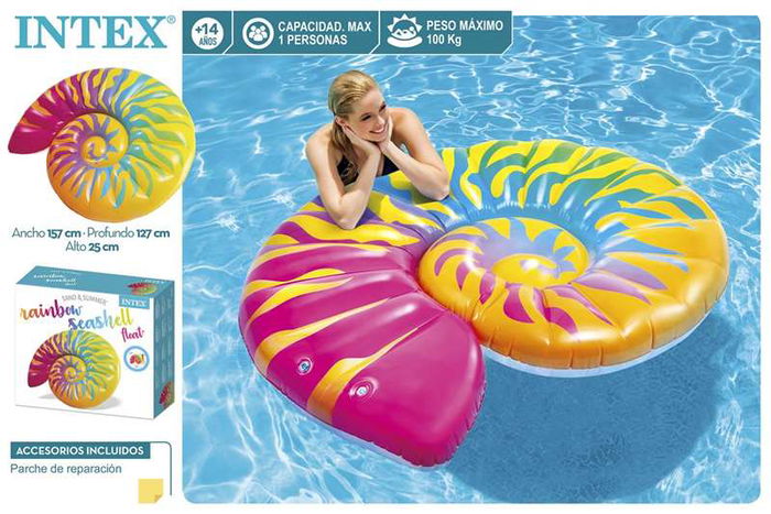 Intex Colchoneta Caracola 157x127x25 cm Edad Mínima Recomendada 36 Meses Intex Colchoneta Caracola 157x127x25 cm Edad Mínima Recomendada 36 Meses