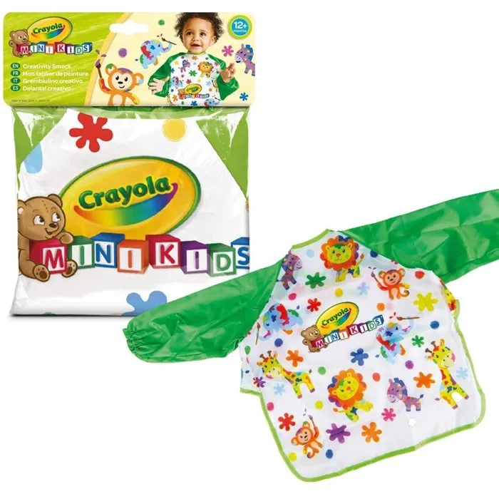 Crayola Delantal Lavable con Mangas Creative Mini Kids