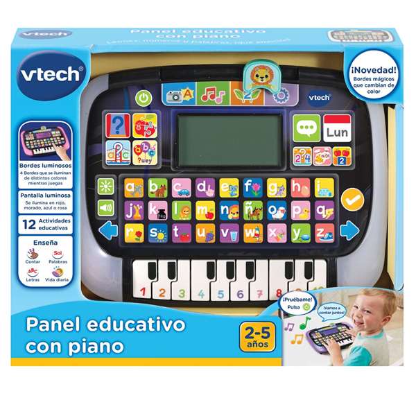 Vtech Tablet Infantil Educativa con Piano para Niños de 2 a 5 años con 4 Modos de Juego y 8 Actividades Vtech Tablet Infantil Educativa con Piano para Niños de 2 a 5 años con 4 Modos de Juego y 8 Actividades