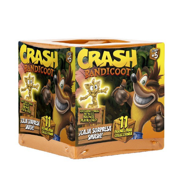 Bizak Figuras Crash Bandicoot Caja Sorpresa con 11 Personajes Coleccionables