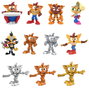 Bizak Figuras Crash Bandicoot Caja Sorpresa con 11 Personajes Coleccionables