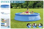 Intex Piscina Hinchable Redonda Easy Set 244x61 cm con Capacidad 1942 Litros para +6 Años