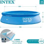 Intex Piscina Hinchable Redonda Easy Set con Depuradora Filtro 3077 Litros 305x61 cm