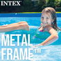Piscina Desmontable Octogonal Intex Metal Frame 244x51 cm Redonda PVC y Metal (1828 Litros) +6 Años