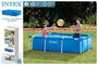 Intex Piscina Rectangular Desmontable 260x160x65 cm Capacidad 2282 Litros +6 Años