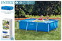 Intex Piscina Rectangular Desmontable 220x150x60 cm Capacidad 1662 Litros +6 Años