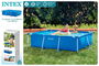 Intex Piscina Rectangular Desmontable 220x150x60 cm Capacidad 1662 Litros +6 Años