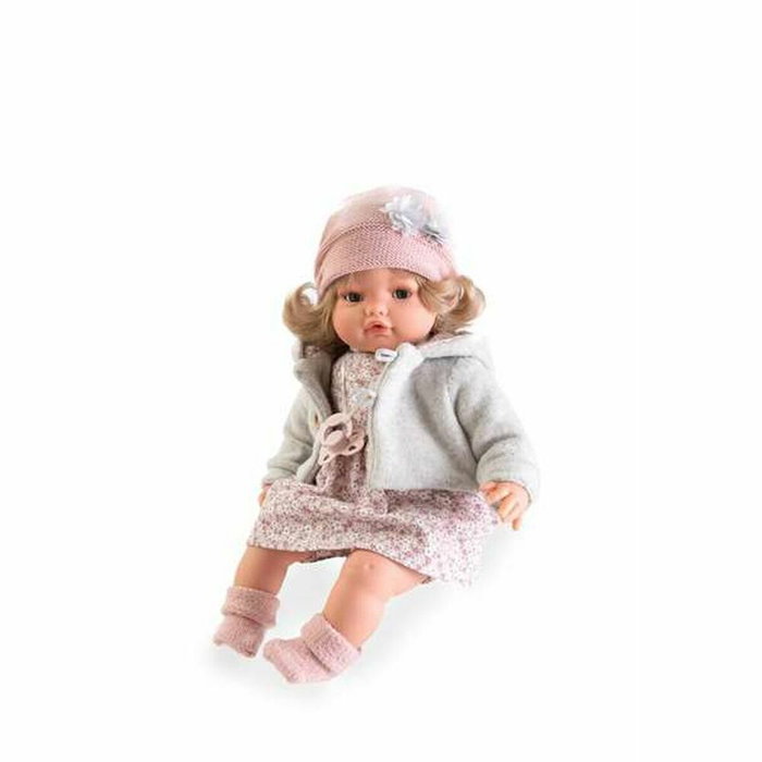 Antonio Juan Muñeca Beni lagrimitas con abrigo de invierno 42 cm