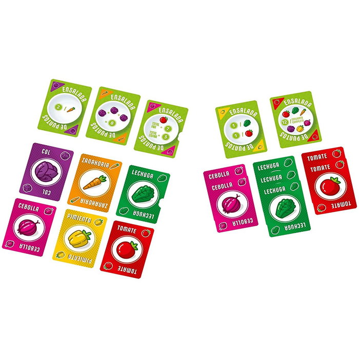 Devir Ensalada de puntos Juego de Mesa. 2-6 Jugadores, 15-30 min, Edad 8 Años, Castellano