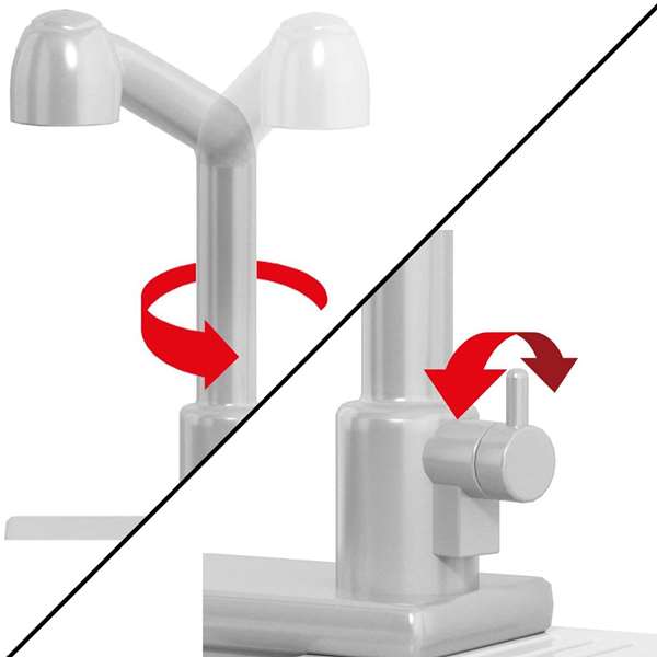 Molto Cocina Gourmet Electrónica con Grifo, Luces y Sonidos 113x150x36 cm