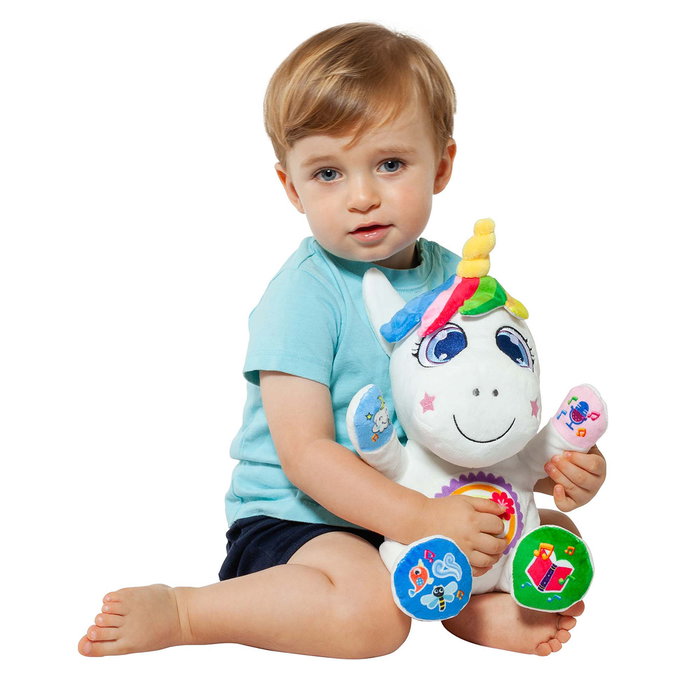Molto Gusy luz Unicornio interactivo con luz, sonidos, cuentacuentos y grabadora Molto Gusy luz Unicornio interactivo con luz, sonidos, cuentacuentos y grabadora