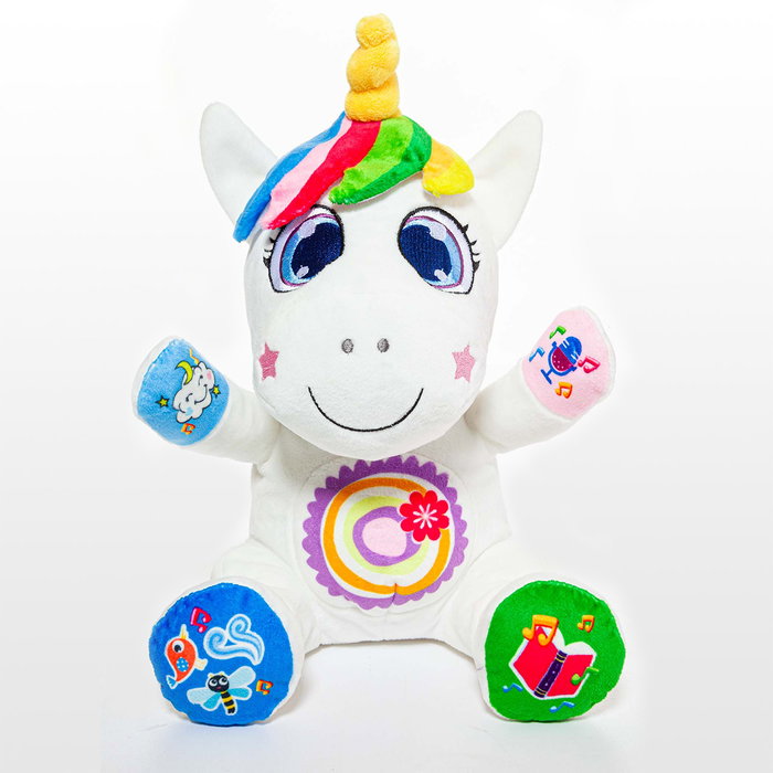 Molto Gusy luz Unicornio interactivo con luz, sonidos, cuentacuentos y grabadora Molto Gusy luz Unicornio interactivo con luz, sonidos, cuentacuentos y grabadora