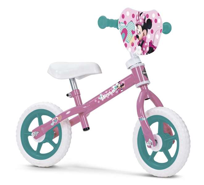 Huffy Bicicleta sin pedales Minnie 10" para niños de 2 a 3 años color Rosa Huffy Bicicleta sin pedales Minnie 10" para niños de 2 a 3 años color Rosa