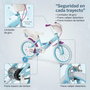 Toimsa Bicicleta Frozen Huffy 16" para Niños de 5 a 8 Años Color Azul
