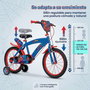 Huffy Bicicleta Spiderman 16" para Niños de 5 a 8 Años Color Azul