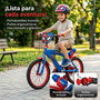 Huffy Bicicleta Spiderman 16" para Niños de 5 a 8 Años Color Azul