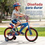 Huffy Bicicleta Spiderman 16" para Niños de 5 a 8 Años Color Azul