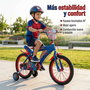 Huffy Bicicleta Spiderman 16" para Niños de 5 a 8 Años Color Azul