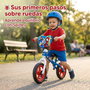 Huffy Bicicleta sin pedales Spiderman 10" para niños de 2 a 3 años