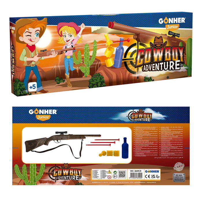 Rifle Cowboy Disparo Botellas 8609/0 Gonher