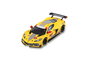 Coche scalextric chevrolet corvette c8r garcia con luz en los faros. 18x9x9cm