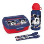 Safta Set de Botella, Sandwichera y Cubiertos Mickey Mouse Happy Smiles Surtido