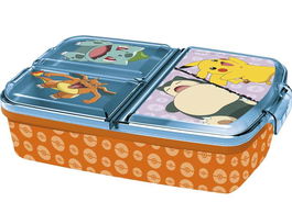 Stor Sandwichera Pokemon con multiples compartimentos 21x14.50x7.50 cm