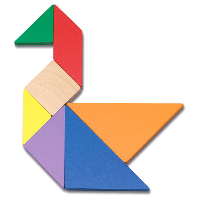 Cayro Juego Tangram de madera colores en caja de metal 15x15x3 cm Cayro Juego Tangram de madera colores en caja de metal 15x15x3 cm