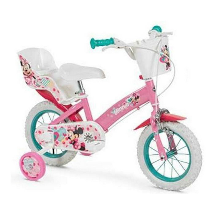 Toimsa Bicicleta Minnie Huffy 12 pulgadas Rosa