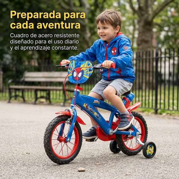 Huffy Bicicleta Spiderman 12" (3-5 Años)