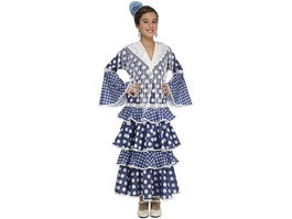 Disfraz para Adultos My Other Me Solea Bailaora Flamenca Azul