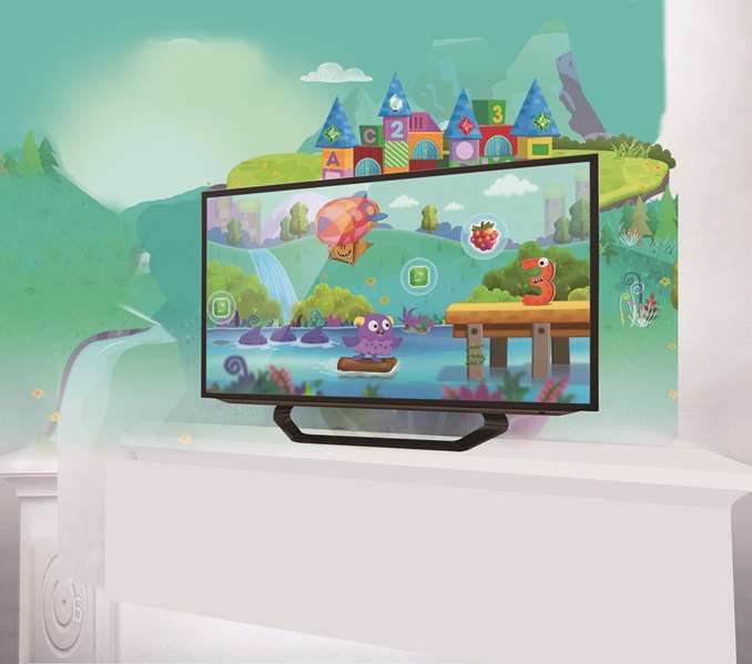 Vtech Videoconsola V.Smile TV Nueva Generación Educativa con 6 Mundos, Edad 3-7 Años, 11,5x14,5x2,6 cm