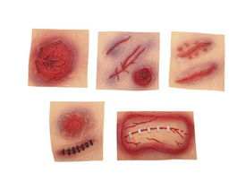 My Other Me Cicatrices de Goma Multicolor Talla S