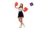 Disfraz cheerleader ml (vestido)