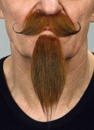 My Other Me Barba y Perilla Adulto Pelirrojo Talla Única