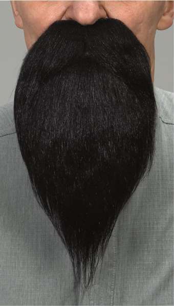 My Other Me Barba y bigote adulto moreno talla única multicolor