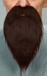 My Other Me Barba y bigote adulto moreno talla única multicolor