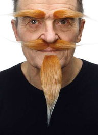 My Other Me Perilla, Bigote y Cejas One Size Accesorio para Adultos