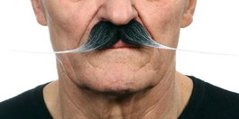 My Other Me Bigote Talla Única Multicolor Accesorio Disfraz Adulto