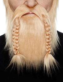 My Other Me Barba y bigote adulto rubio talla única