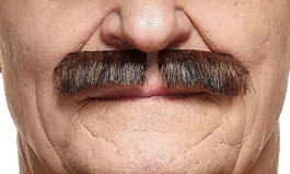 My Other Me Bigote Talla Única Multicolor Accesorio Disfraz Adulto