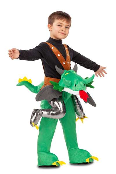 My Other Me Disfraz infantil Dragón de las Montañas a hombros 3-4 Años