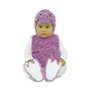 My Other Me Disfraz bebé Patito Peluche Lila (Vestido, Gorro, Cola Y Patucos) talla 12-24 Meses
