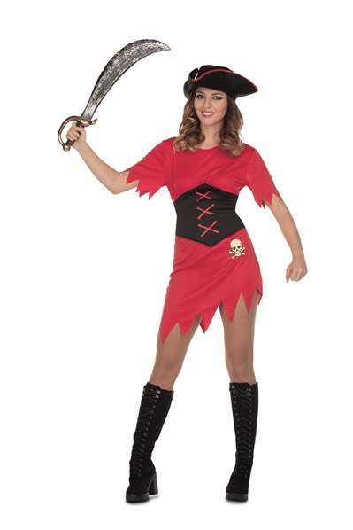 My Other Me Disfraz Chica Pirata Sombrero, Vestido Y Corsé Talla M/L My Other Me Disfraz Chica Pirata Sombrero, Vestido Y Corsé Talla M/L