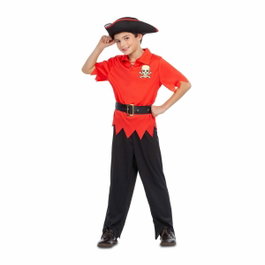 My Other Me Disfraz Pirata Rojo 5-6 Años (Sombrero, Camisa, Cinturón Y Pantalones) sun_sku