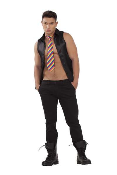 My Other Me Corbata rainbow 42 cm