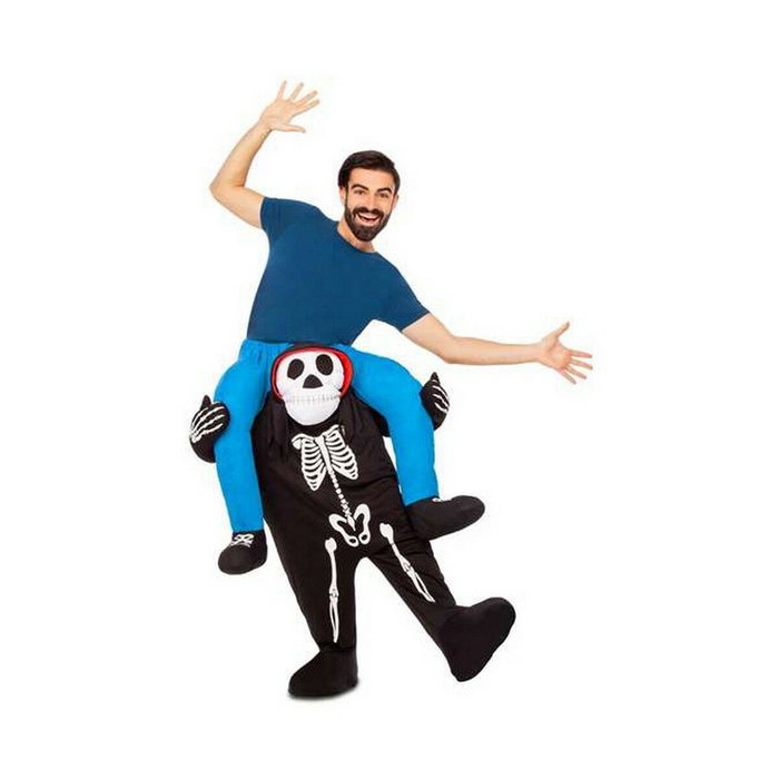 My Other Me Disfraz adulto Esqueleto a hombros talla M-L