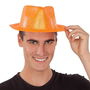 My Other Me Sombrero Plástico Glitter Naranja